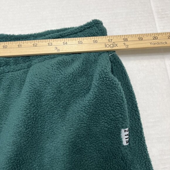 Zyia Active Pants Womens XXL Pine Green Telluride Fleece Pull On Loungewear Soft - Picture 6 of 10